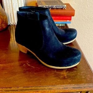 Dansko black booties